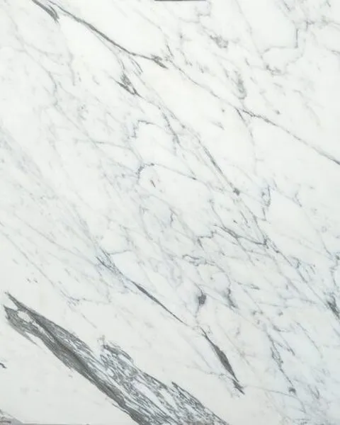 Lempeng Arabescato, Marble warna White