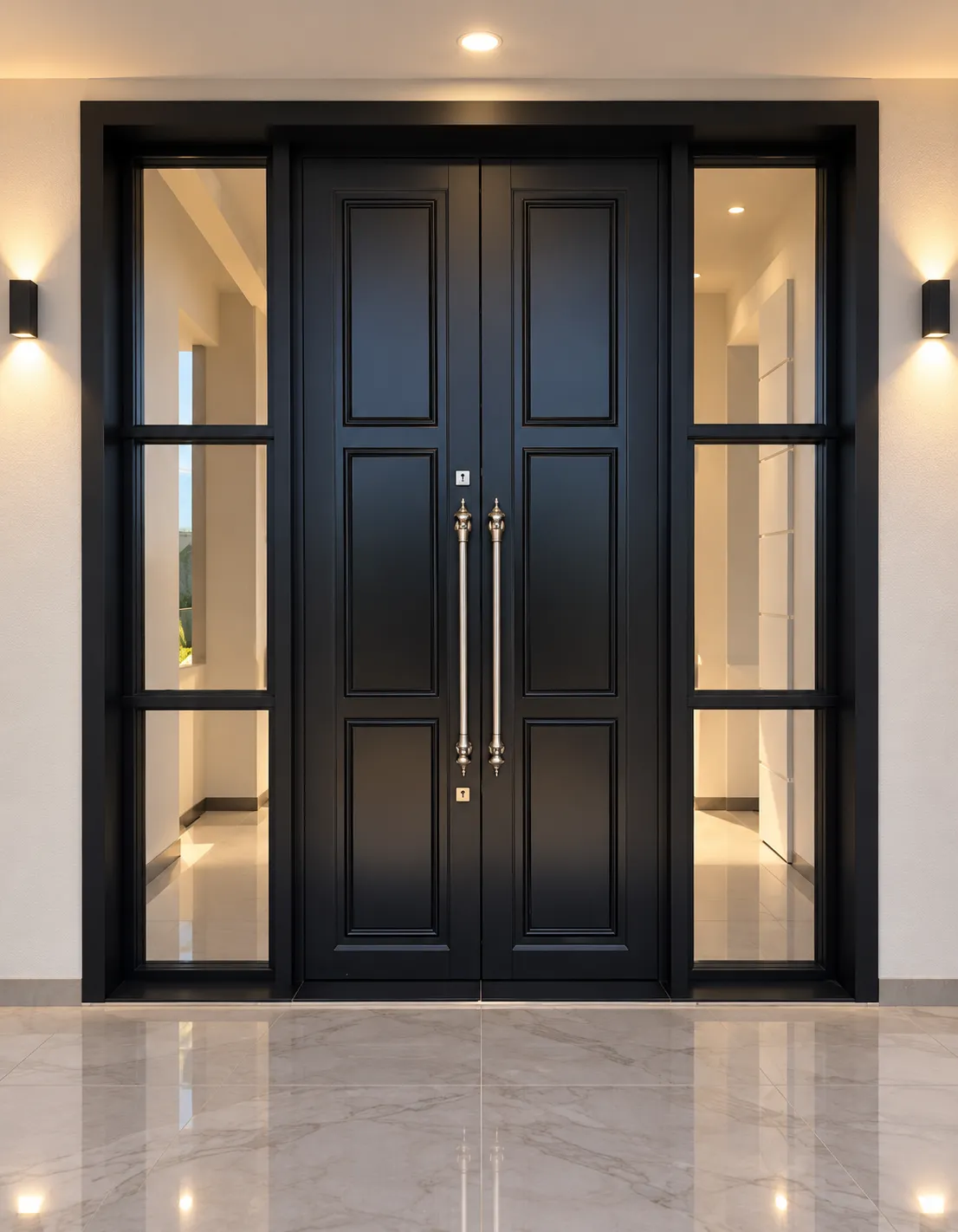 Pintu panel aluminium
